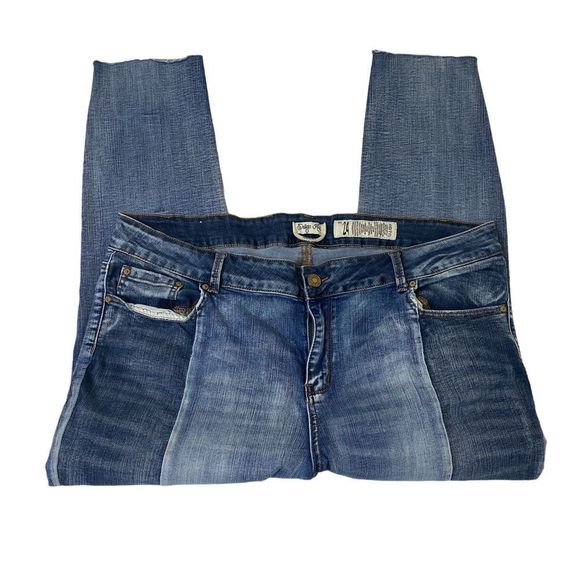 Indigo Rein Anklet Two-Tone Jeans Sz 24 - Picture 4 of 9